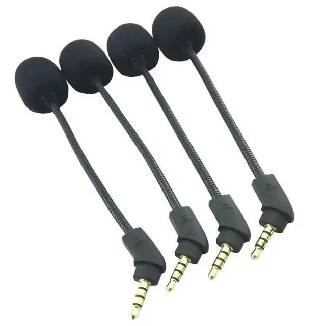 Alt view image 2 of 7 - Replacement Game Mics Microphone Boom 3.5mm for HyperX Cloud Revolver S Microphone PC Gaming Headsets Mic Boom Accessory