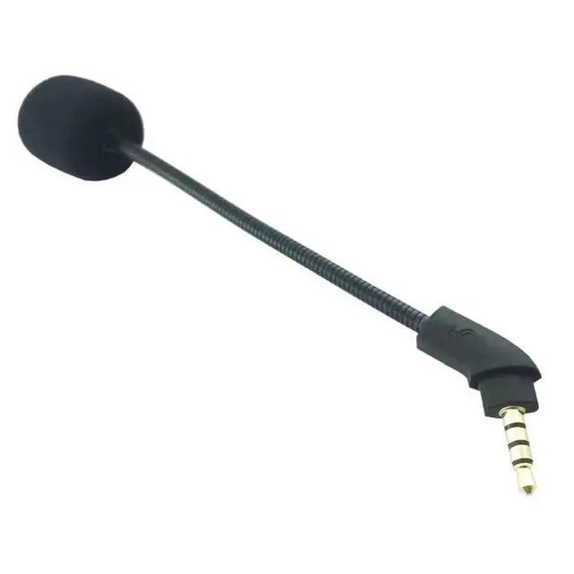 Alt view image 5 of 7 - Replacement Game Mics Microphone Boom 3.5mm for HyperX Cloud Revolver S Microphone PC Gaming Headsets Mic Boom Accessory
