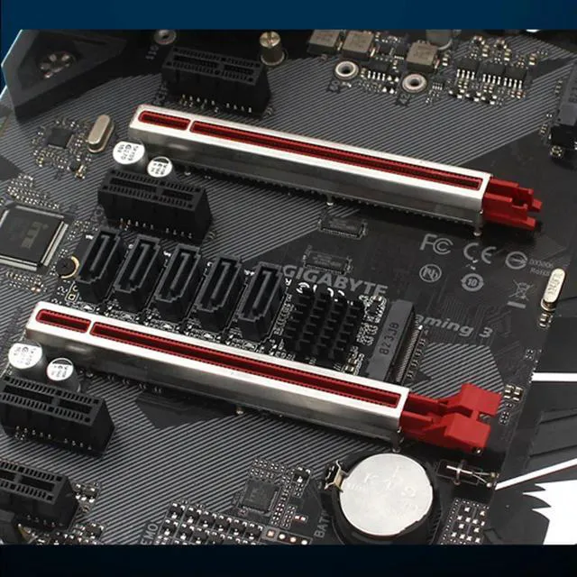 Alt view image 4 of 4 - M.2 M-Key PCI Express To SATA 3.0 SSD Adapter Card JMB585 Chipset Expansion Card Support for OS//Linux 6Gbps 5 Ports