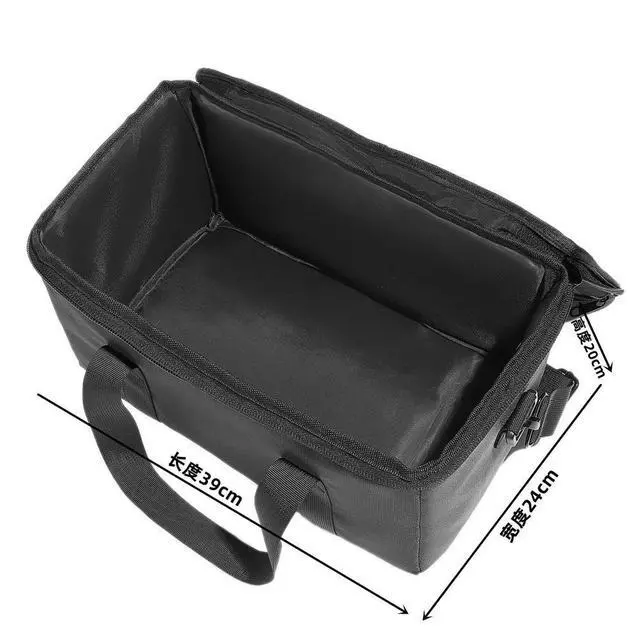 Alt view image 4 of 4 - Carrying Case Bag Shockproof Travel Case Anti-Drop Waterproof Adjustable Shoulder Strap for JBL Authentics 300 Speaker/Cable