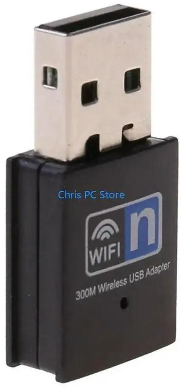 Main image of Mini 300Mbps USB RTL8192 Dongle Adapter Wireless Receiver Card Antenna 802.11 n/g/b wi-fi LAN Adapter