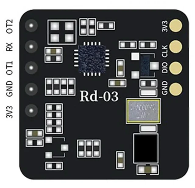 Alt view image 4 of 4 - Radar Body Sensor 24G Millimeter Ultra-Low Power Radar Sensor Module Rd-03 Human Body Sensor