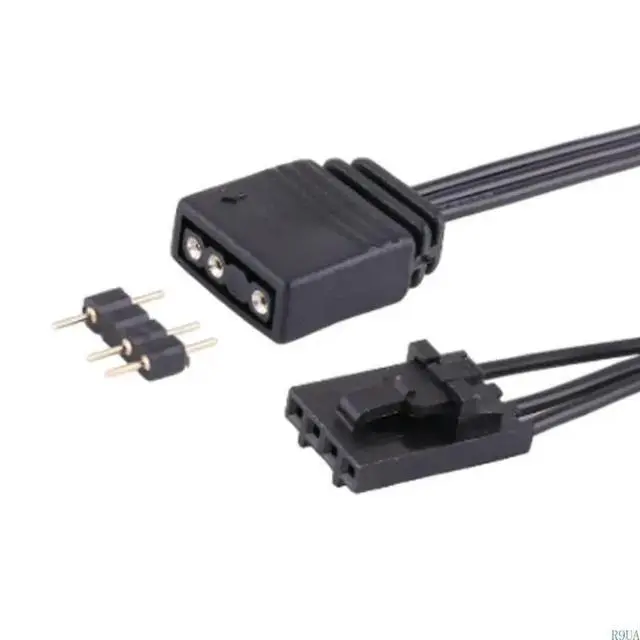 Alt view image 5 of 7 - for RGB To Standard ARGB 4-Pin 5V Adapter Connector RGB Cable 25cm