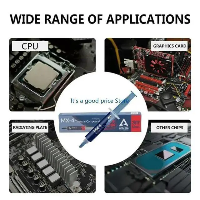 Alt view image 3 of 5 - MX4 Paste Advanced Cooling Grease Compound 8g Enhances Heat Management In Electronics Cpu Gpu Cooling MX-4