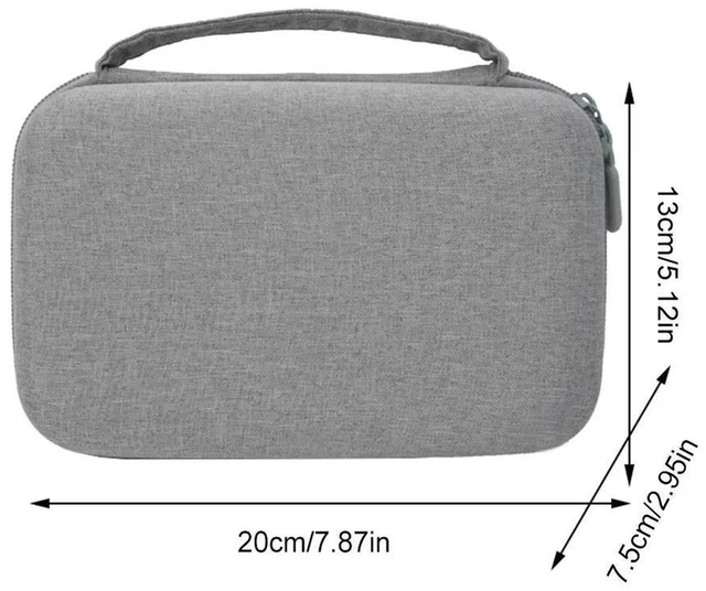Alt view image 4 of 4 - Data Cable Carrying Case Lightweight Electronics Travel Organizer Portable Data Cable Bag for Adapter Mouse Power Supply