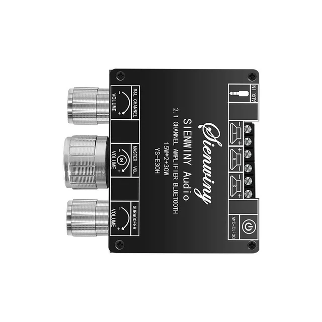 Alt view image 4 of 4 - YS-E30H 2.1 Channel High Power Audio Stereo Amplifier Board Bluetooth-Compatible for Store Home Theater Speakers