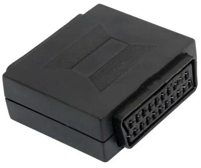 Main image of JoniSerl SCART Coupler 21 Pin SCART Lead Cable Female to Female Socket Connector for Join Two Scart Cables Together