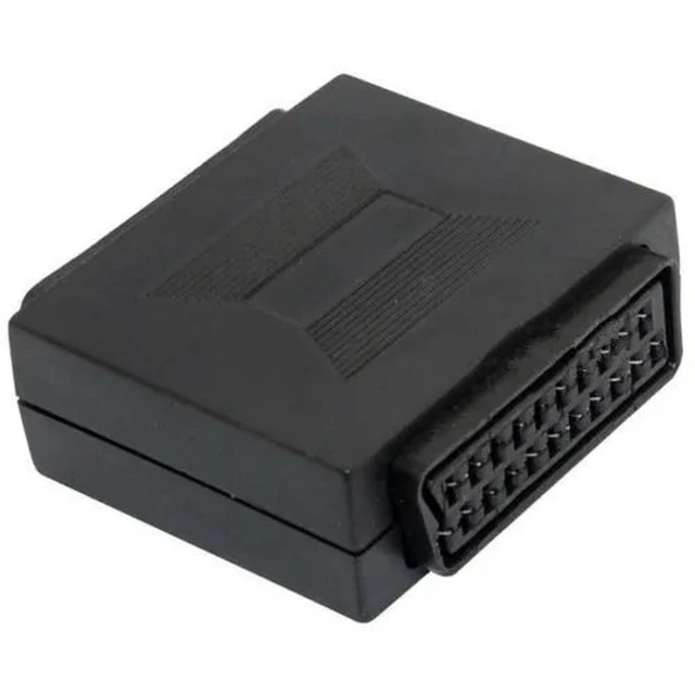 Alt view image 4 of 7 - JoniSerl SCART Coupler 21 Pin SCART Lead Cable Female to Female Socket Connector for Join Two Scart Cables Together