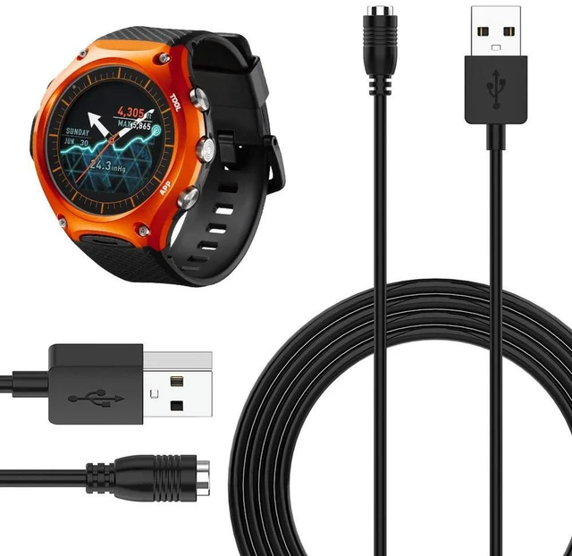 Alt view image 6 of 7 - watch Charger Cord USB Charging Cable 1M Watch Accessories Power Charge Wire for WSD-F10 WSD-F20 WSD-F30 Pro-trek F21