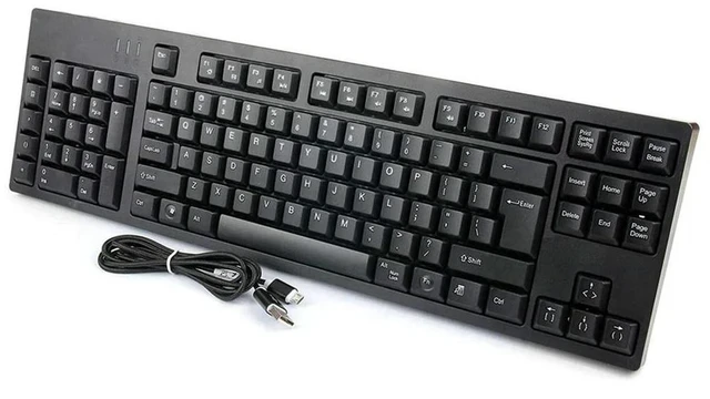 Main image of Left Hand Ergonomic Keyboard Multimedia 109 Keys Mechanical Gamer Keyboard Dual USB HUB Wired Keyboard for Laptop Desktop PC