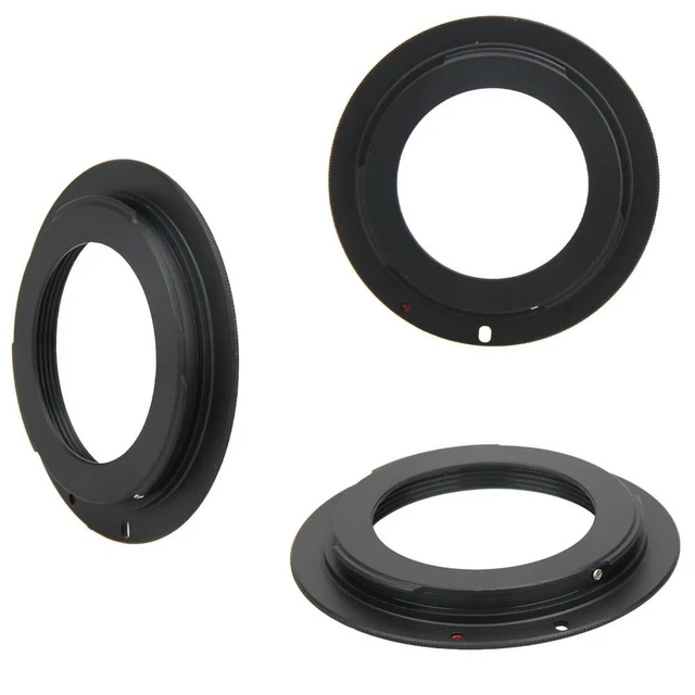 Alt view image 3 of 4 - M42 Screw Lens Adapter Universal Camera Mount Adapter Rings Screw Mount Lens for EOS Body Bayonet Adapter