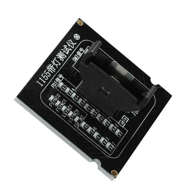 Alt view image 2 of 6 - Desktop Motherboard CPU Tester Test Card with LED Light for 1155