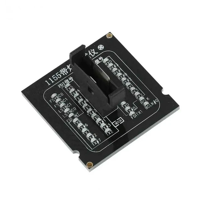 Alt view image 4 of 6 - Desktop Motherboard CPU Tester Test Card with LED Light for 1155