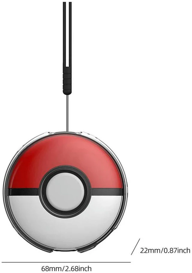 Main image of Hard Case For Pokemon Go Plus + Crystal Case with Hand Strap Transparent PC Case Cover for Pokemon Go Plus + Crystal
