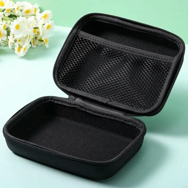 Alt view image 2 of 4 - Shockproof Earbud Case Hard EVA Earphone Carrying Case Cable Organizers Bags Universal Protective Bag