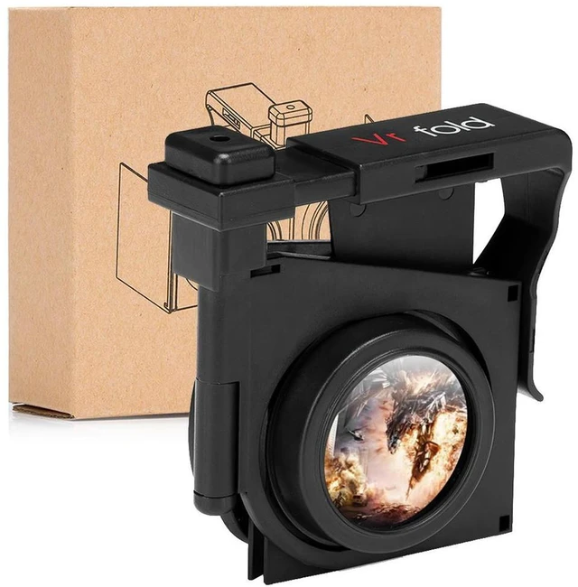 Main image of Foldable 3D Glasses Plastic 3D Virtual Reality VR Glasses Kits Foldable Virtual Reality VR Glasses for Android/iOS Mobile Phone