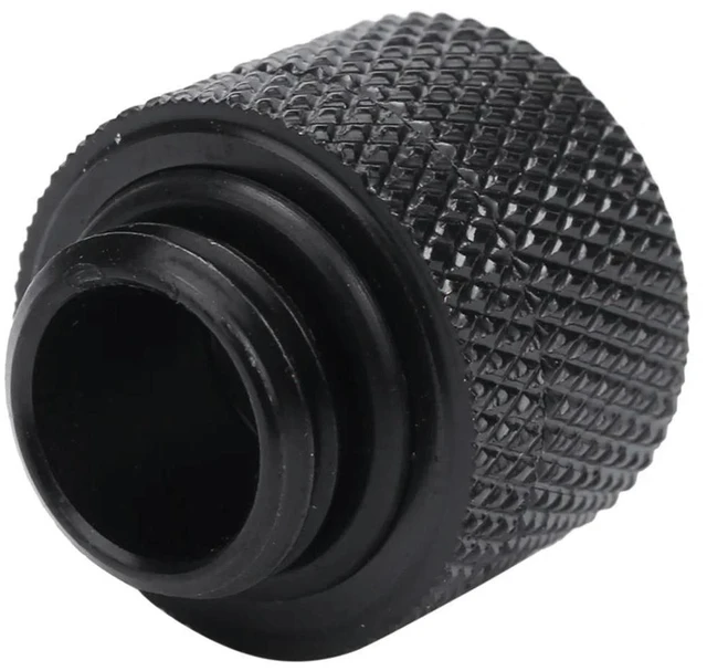 Main image of 10Pc Water Cooling Fittings G1/4 External Thread Pagoda For 9.5X12.7Mm Soft Tube Computer Cooling System Connector Black