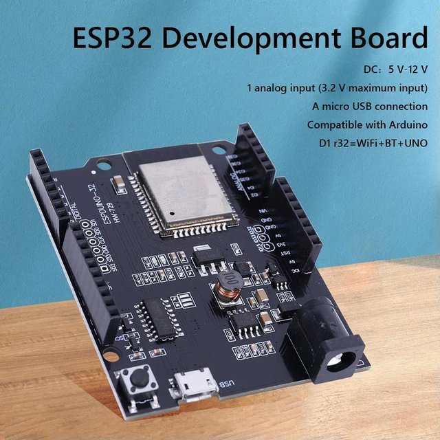 Alt view image 3 of 3 - ESP32 Development Board ESP-32 Bluetooth 4MB Flash DC 5V-12V Board Module CH340 CH340G Development Board For Board