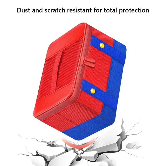 Alt view image 6 of 6 - Large Carrying Protective Case Anti-Scratch Travel Bag Portable Carrying Case for NS Switch/Switch OLED Game Accessories