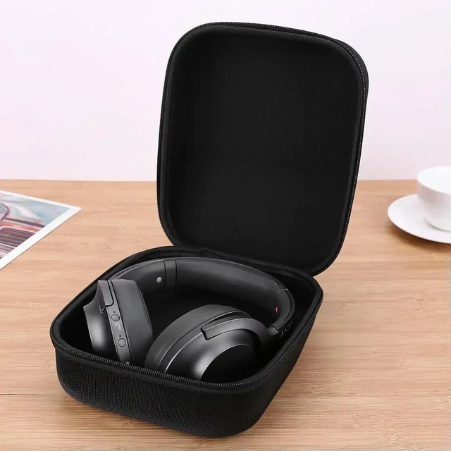 Alt view image 2 of 3 - Hard Shell Case Travel Box for Sennheiser HD598 HD600 HD650 Headphones EVA Hard Case Headset Carrying Pouch Bag