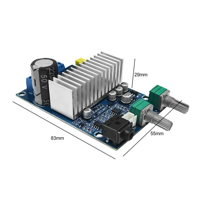 Alt view image 4 of 4 - TPA3116 Subwoofer Amplifier Board TPA3116D2 Audio Power Amplifiers Support 100W Bass Output