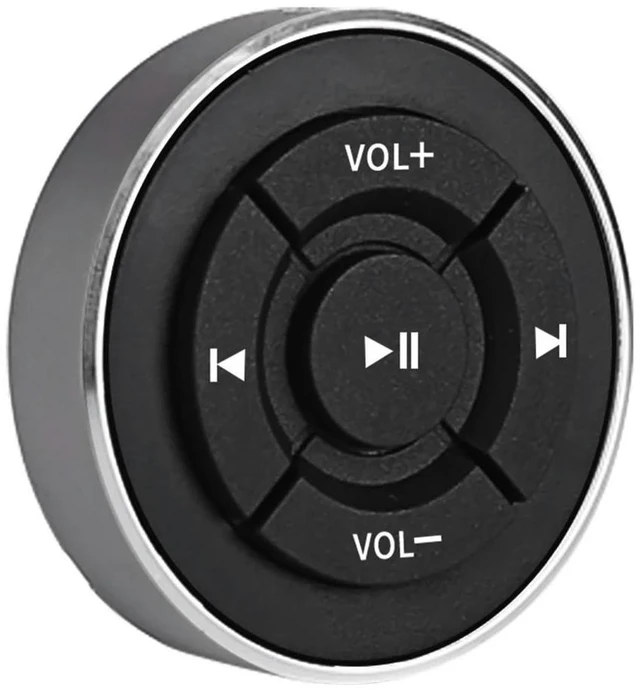 Main image of Wireless Media Button Mobile Phone Music Playback Remote Control for Android Motorcycle Handlebar Media Remote Controller