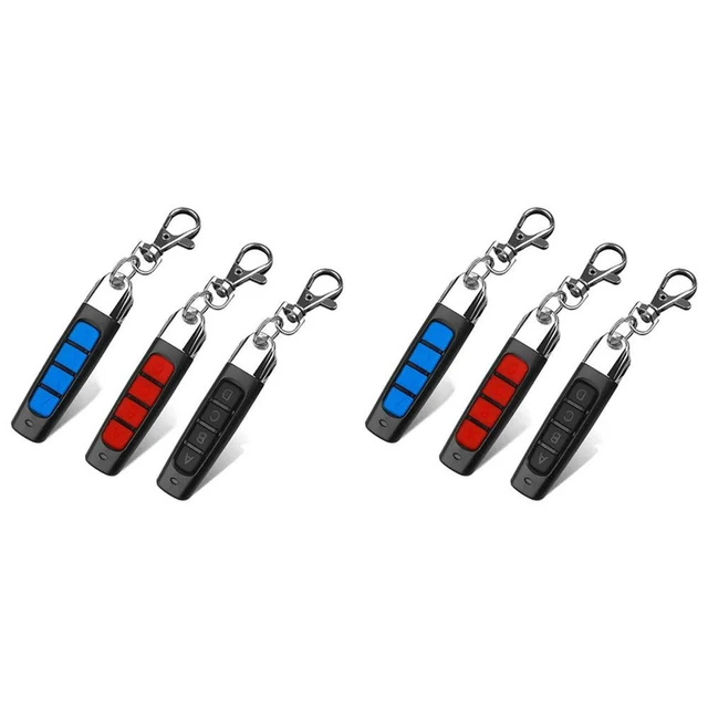 Alt view image 4 of 4 - 6 Pcs Universal 4 Key Buttons Garage Door Opener Remote Control Duplicator Garage Gate Door Remote Control 433MHZ