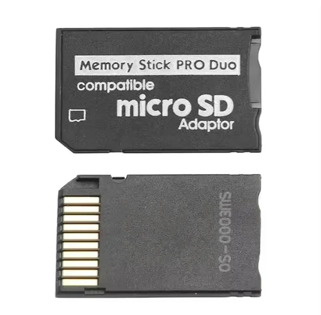 Alt view image 3 of 3 - TF to MS Pro Duo Mini Memory Stick MICRO SD Card Holder Card Adapter Card Camera Game For PSP Camera High-Speed Card Reader