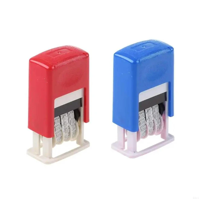 Alt view image 2 of 4 - Handheld Account Date Stamps DIY Stamping Mud Set Mini Self-Inking Stamps For Scrapbooking Office Supplies