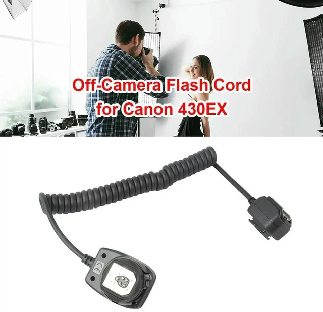 Alt view image 3 of 3 - OC-E3 Off Camera Flash Camera Extension Cord Flash Sync Focus Cable Cord Remote Focus Cable for Flashlight for