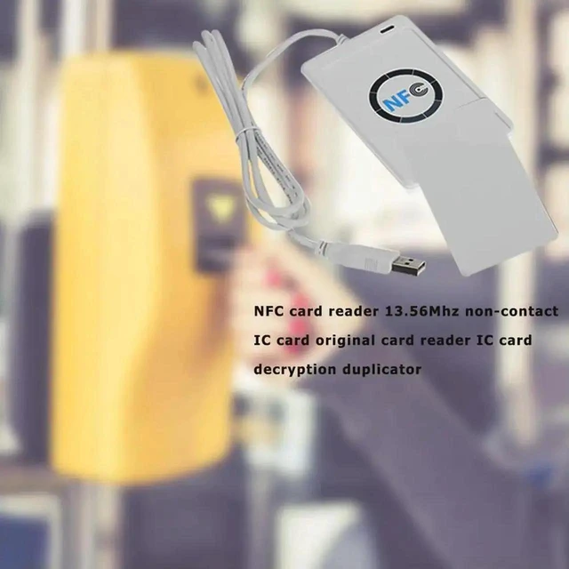 Alt view image 2 of 3 - ACR122U A10 Smart Card Writer Copier Duplicator Non-contact Smart Card Reader Plug and Play USB Device