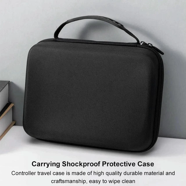 Alt view image 2 of 4 - Dual Game Controller Carry Case Anti-Scratch Portable Controller Travel Bag Shockproof Protective Hard Case Gaming Accessories