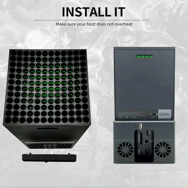 Alt view image 4 of 4 - USB Powered Console Cooling Fan for XBOX Series X Side Mount Radiator