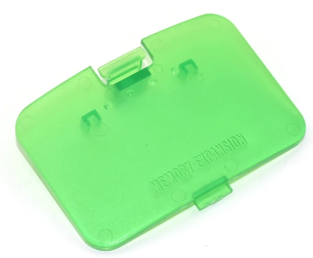 Alt view image 3 of 4 - Replacement Memory Expansion Door Shell Case Cover for N64 Console Repair Parts (Clear Green)