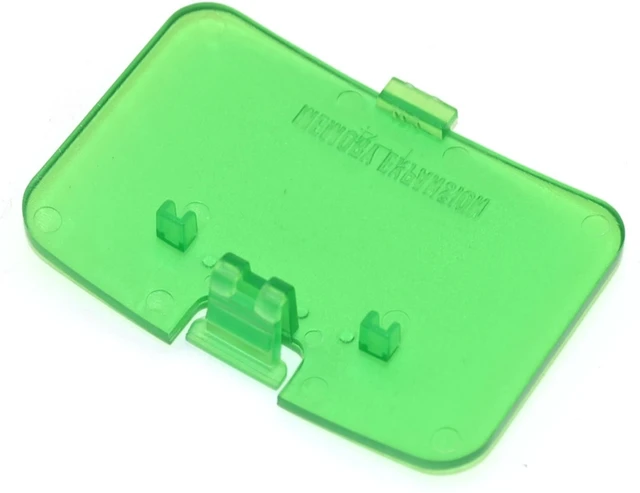 Alt view image 4 of 4 - Replacement Memory Expansion Door Shell Case Cover for N64 Console Repair Parts (Clear Green)