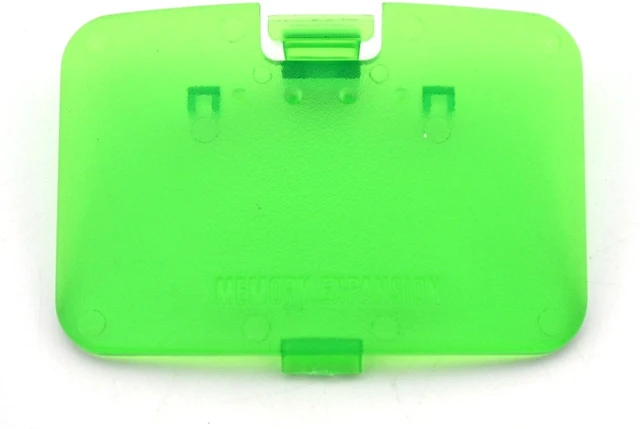 Alt view image 2 of 4 - Replacement Memory Expansion Door Shell Case Cover for N64 Console Repair Parts (Clear Green)