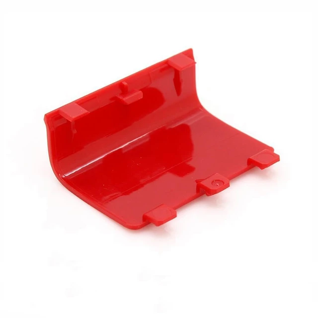 Alt view image 2 of 3 - Battery Back Door Lid Cover Case for Xbox One Wireless Controller - Red