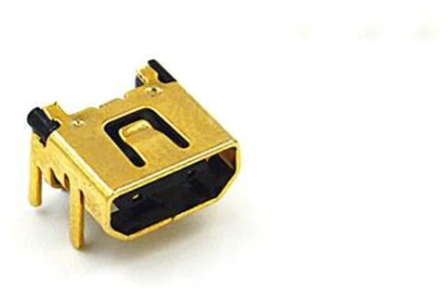 Main image of Power Jack Charging Port Socket Connector Dock for DS Lite DSL NDSL Replacement Part - Gold