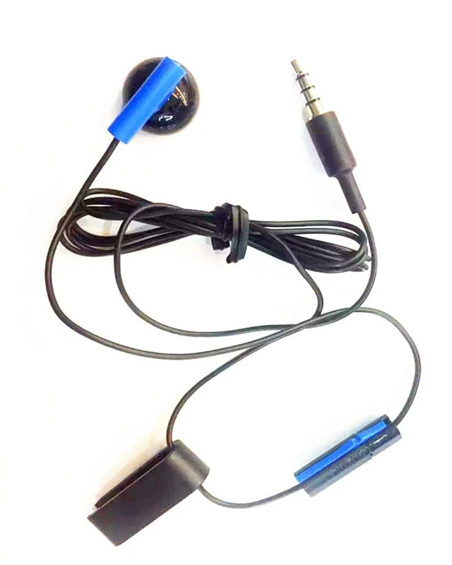 Alt view image 6 of 6 - 3.5mm Headset Earbud Earphone Earpiece with Microphone for PS4 Controller Headphones Replacement