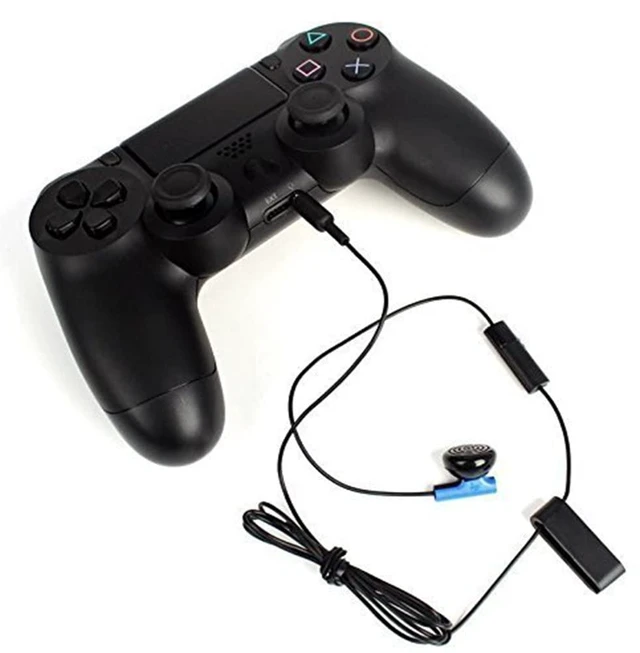 Alt view image 5 of 6 - 3.5mm Headset Earbud Earphone Earpiece with Microphone for PS4 Controller Headphones Replacement