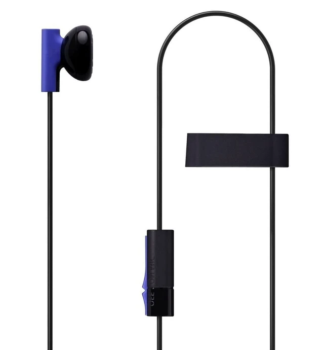 Alt view image 2 of 6 - 3.5mm Headset Earbud Earphone Earpiece with Microphone for PS4 Controller Headphones Replacement