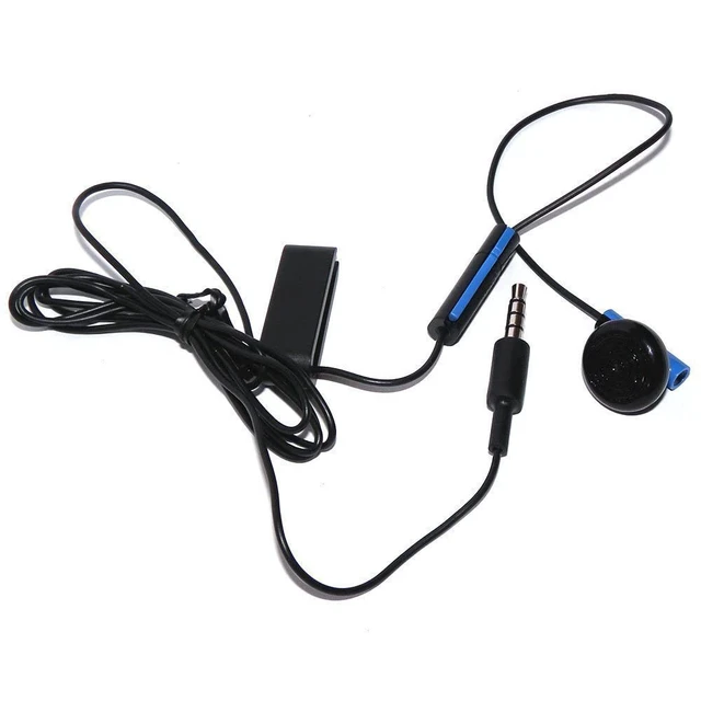 Alt view image 3 of 6 - 3.5mm Headset Earbud Earphone Earpiece with Microphone for PS4 Controller Headphones Replacement