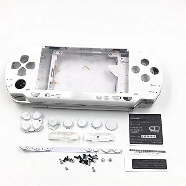 Main image of Housing Case Shell with Buttons Screwdrivers for PSP 1000 1001 - White
