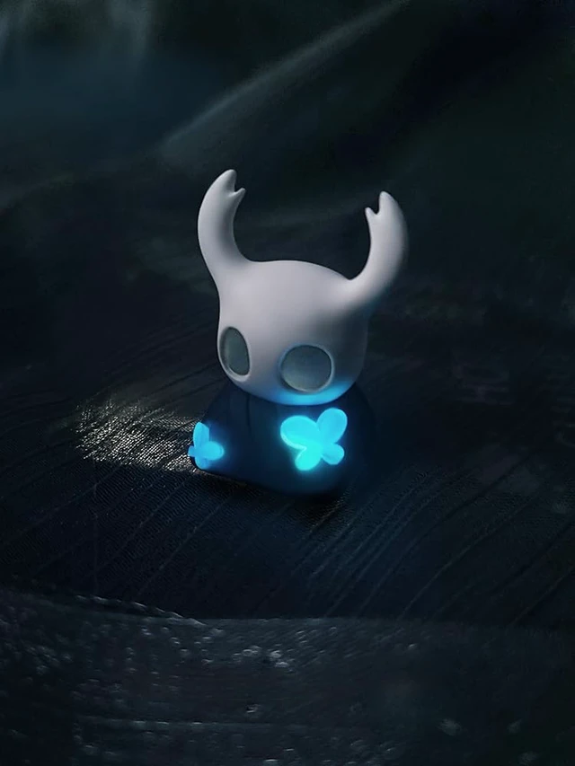 Alt view image 4 of 5 - Hollow Knight Keycap, Handmade Artisan Resin Replacement ESC Key | Cool Key Cap for Custom Cherry MX Gaming Mechanical Keyboard