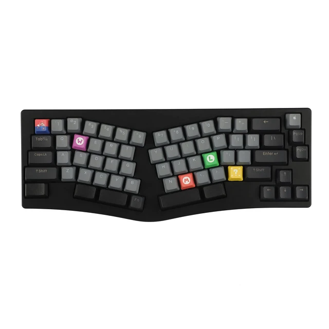 Alt view image 6 of 7 - OEM Profile Mario Novelty Keycap Five Sides Dye-Sublimation Thick PBT Keycaps for MX Mechanical Gaming Keyboard (OEM Mario 4 Keys)
