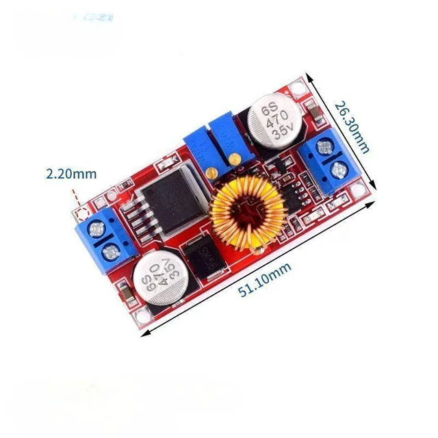 Alt view image 2 of 3 - DC to DC 5A Adjustable Buck Regulator Power Supply Module CC CV DC 5V - 32V Buck to 0.8V - 30V Output ADJ Constant Voltage Constant Current Power Supply Module LED Driver Board
