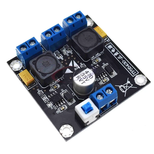Alt view image 3 of 3 - Converters Module, TPS5430 Positive Negative Dual Output Module Regulator Power Supply Module (15V)