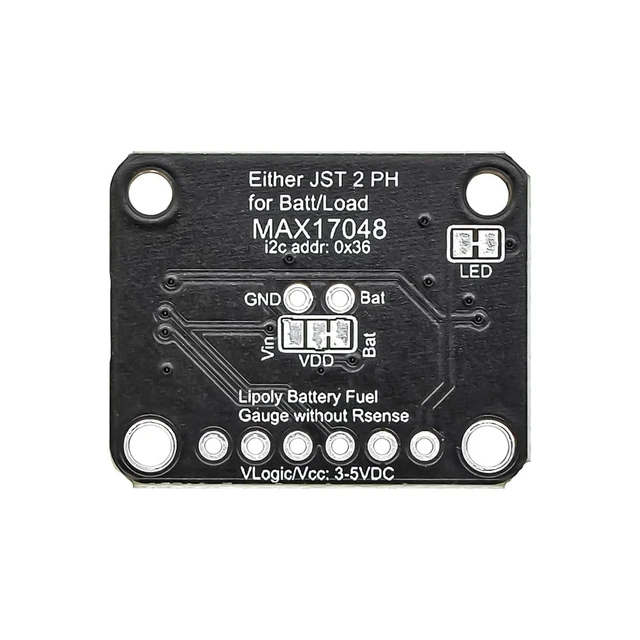 Alt view image 5 of 6 - MAX17048 LiPoly/LiIon Gauge MAX17048 LiPoly/LiIon Battery Monitor MAX17048
