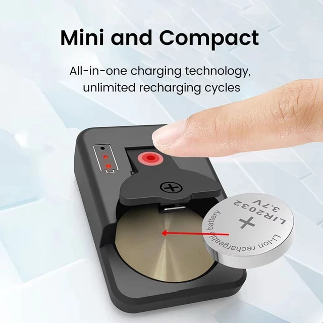 Alt view image 7 of 7 - USB C Coin Cells Button Battery Charger for LIR1025/1220/1254/1620/1632/2016/2025/2032/2430/2450 Button Battery Charger B