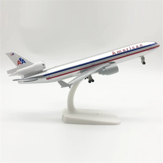 Alt view image 2 of 7 - Collectible American MD-11 Airplane Model Retro and Elegant Gift for Aviation Enthusiasts, 21CM Length